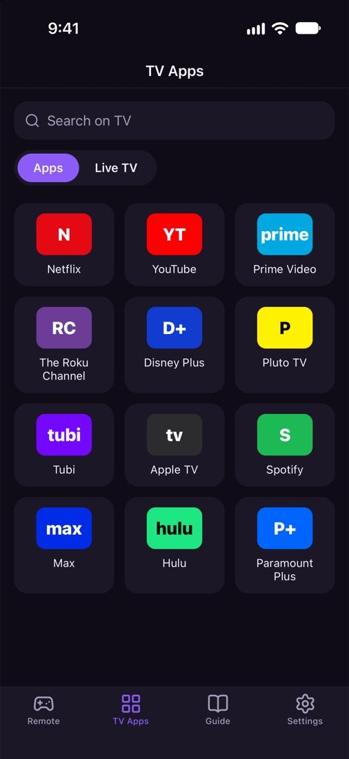 TV apps